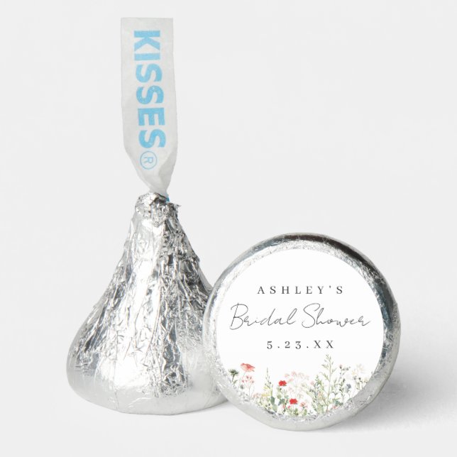 Wildflower Meadow Bridal Shower Hershey®'s Kisses® (Front)