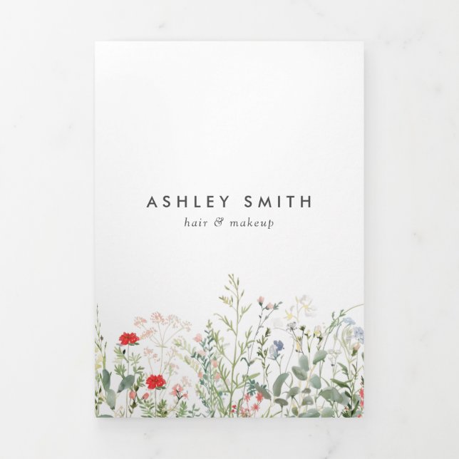 Wildflower Meadow Brochure Tri-Fold Program (Cover)