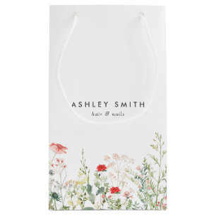 Wildflower Meadow Business Small Gift Bag