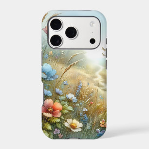 Wildflower Meadow Butterfly Garden iPhone 17 Pro Case