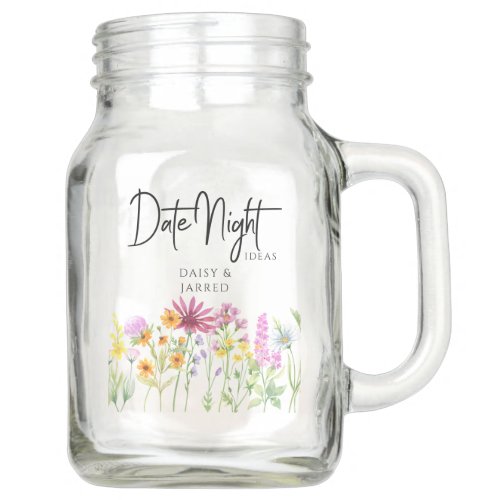 Wildflower Meadow Date Night Ideas Jar