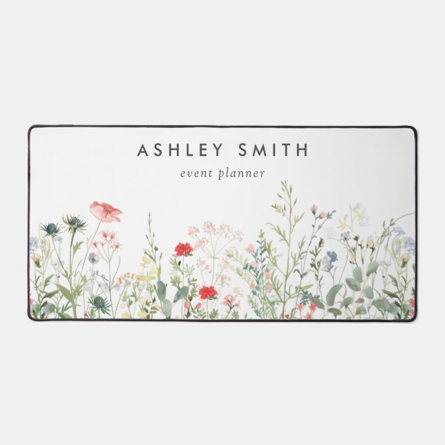 Wildflower Meadow Desk Mat (Front)