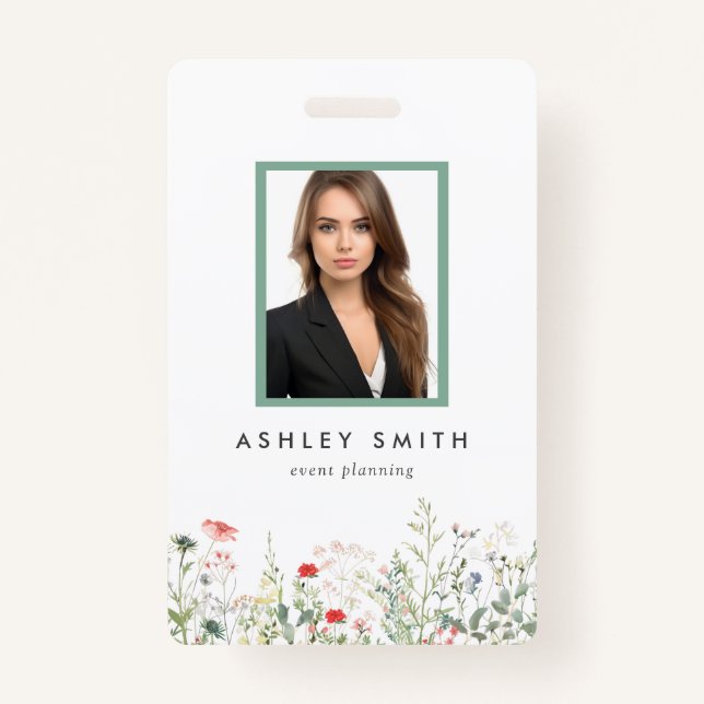 Wildflower Meadow ID Badge (Front)