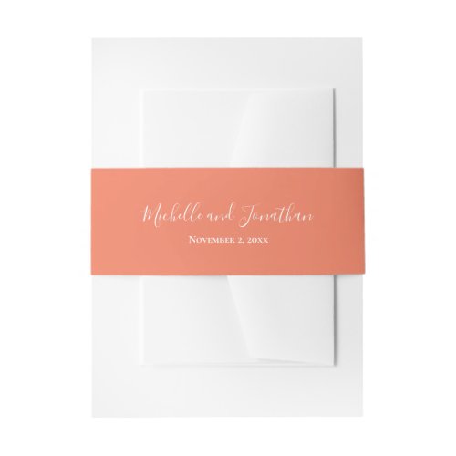 Wildflower Meadow Invitation Belly Band