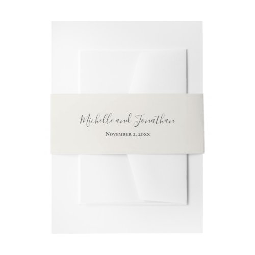 Wildflower Meadow Invitation Belly Band