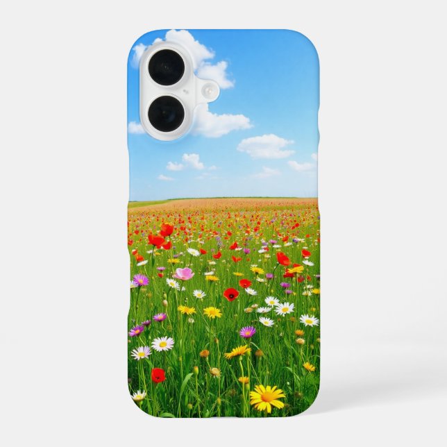 Wildflower Meadow Iphone Case (Back)