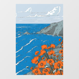 Wildflower Meadow Landscape Wall Decal