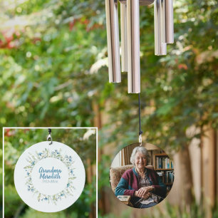 Wildflower Meadow Memorial Grandma Keepsake Wind Chime