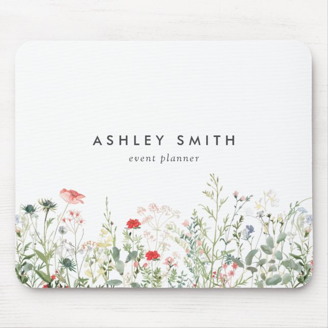 Wildflower Meadow Mouse Pad (Front)