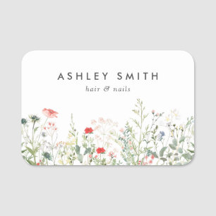 Wildflower Meadow Name Tag