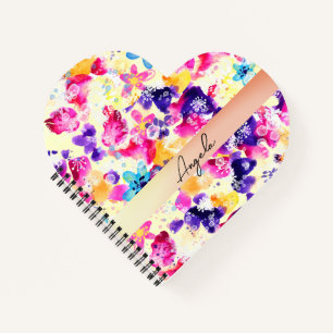 Wildflower Meadow Shabby Flowers Notebook