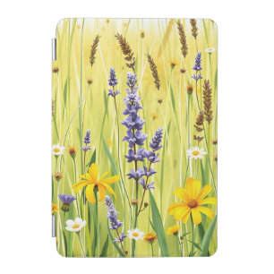 Wildflower Meadow Summer Pattern iPad Mini Cover