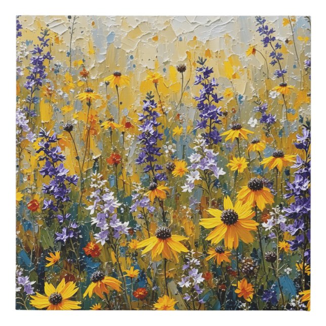 Wildflower Meadow Wall Art Canvas Print | Fine Art (Front)