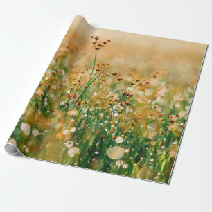 Wildflower meadow wrapping paper