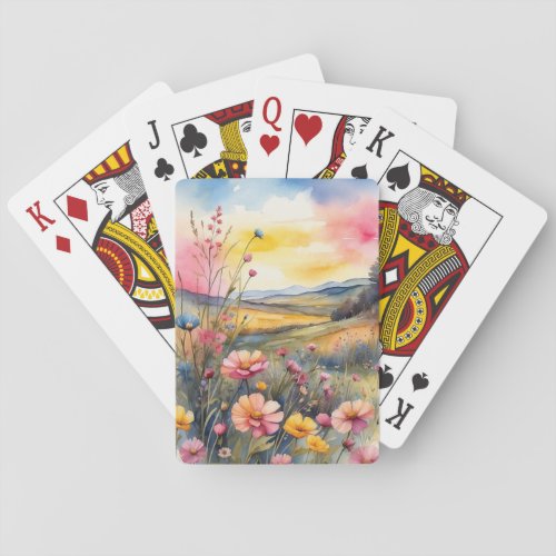 Wildflower Meadows Playing Cards