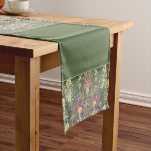 Wildflower Menagerie Monogram Short Table Runner