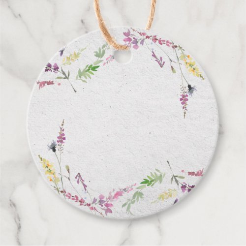 Wildflower Mimosa Bar Juice Tags for Handwriting - Having a Mimosa Bar at your bridal shower? Create a cohesive event with these pretty wildflower watercolor floral carafe tags, designed to match our Elegant Wildflower Watercolor Floral Bridal Shower suite. Ordered in lots of 12, the design is left blank so you can fill it in by hand. Part of a co-ordinated suite. View suite here: https://www.zazzle.com/collections/elegant_wildflower_watercolor_floral_bridal_shower-119635760261893795 Contact designer for matching products. Copyright Anastasia Surridge for Elegant Invites, all rights reserved.
