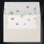 Wildflower minimalist elegant envelope<br><div class="desc">Wildflower minimalist elegant envelope
Matching items available.</div>