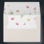 Wildflower minimalist elegant envelope<br><div class="desc">Wildflower minimalist elegant envelope
Matching items available.</div>
