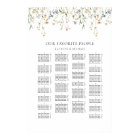 Wildflower Minimalist Wedding Alphabetical Seating