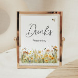Wildflower Mommy to Bee Baby Shower Drinks Poster<br><div class="desc">Make your event special with this Wildflower Baby Shower with our cute and lovely printable Drinks Sign featuring adorable Wildflower Baby Shower theme. Download, personalize, and create lasting memories with this perfect touch for your joyous celebration!
BS1022 A</div>