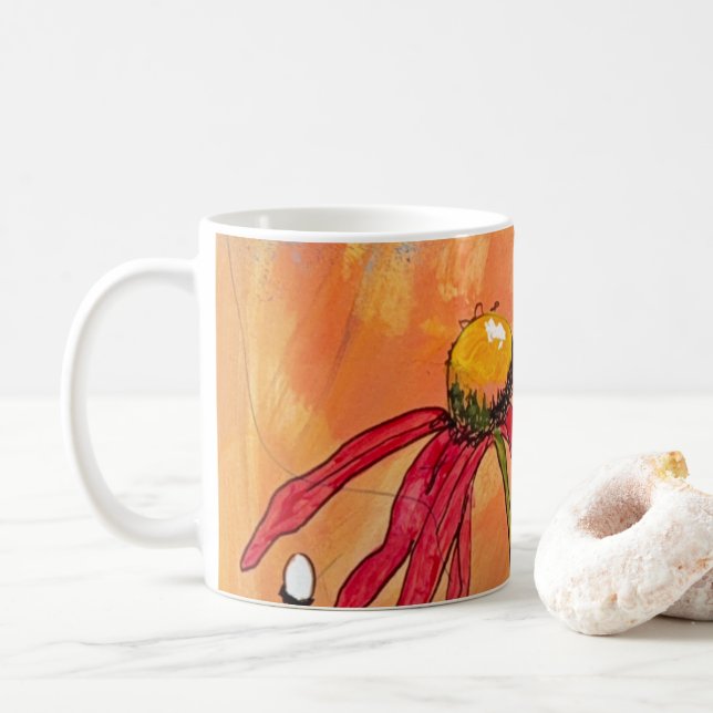Wildflower Morning Coffee Mug (With Donut)
