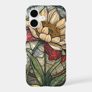 Wildflower Mosaic Stained Glass Botanical Floral iPhone 17 Case