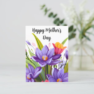 Wildflower Mother's Day Postcard