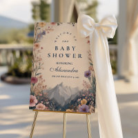 Wildflower Mountain Baby Shower