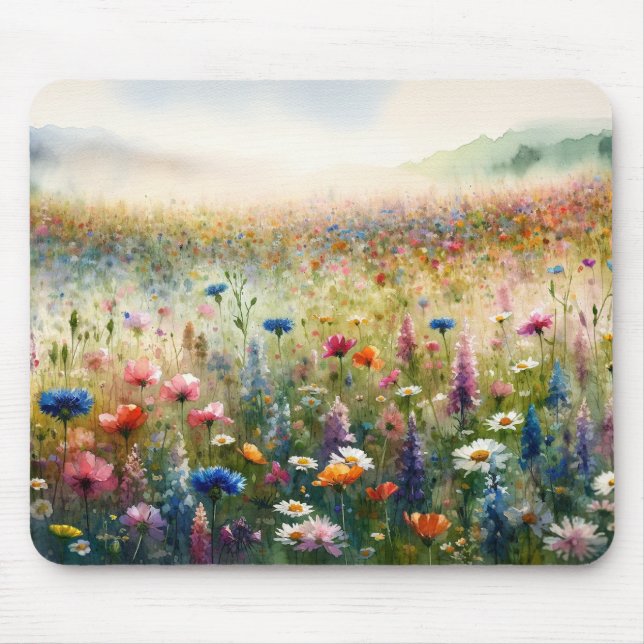 Wildflower Mouse Pad (Front)