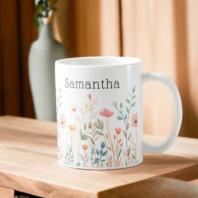 Wildflower Name  Coffee Mug (Creator Uploaded)