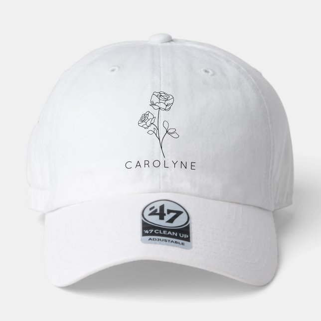  Wildflower Name Personalized 47 Brand Hat (Front)