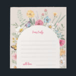 Wildflower Notecards | Notepad<br><div class="desc">Wildflower Notecards. Have guests write a special note.
Ready to be personalized by you!</div>