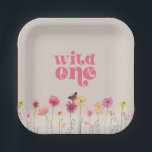 Wildflower One Wildflower Party Plates<br><div class="desc">Wildflower Paper Plates.</div>