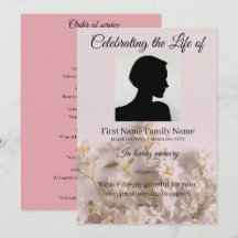 Wildflower order of service