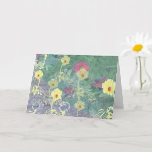 Wildflower Original Art Any occasion Blank Card
