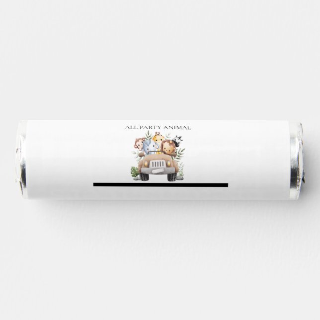 Wildflower Party Animal Safari  Breath Savers® Mints (Front)