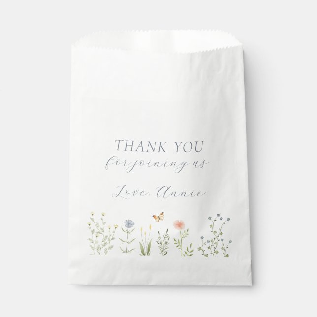 Wildflower Party Favor Bag (Front)
