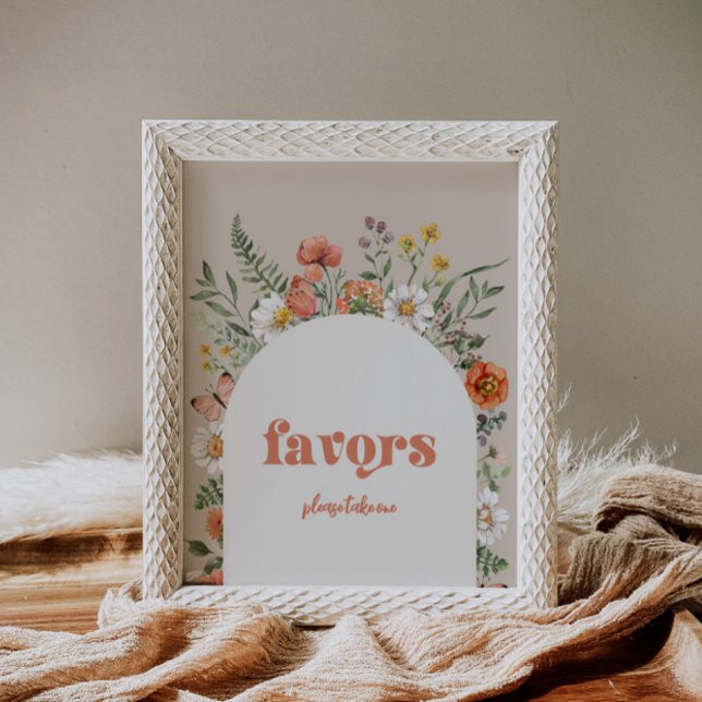 Wildflower Party Favors Sign (Creator Uploaded)