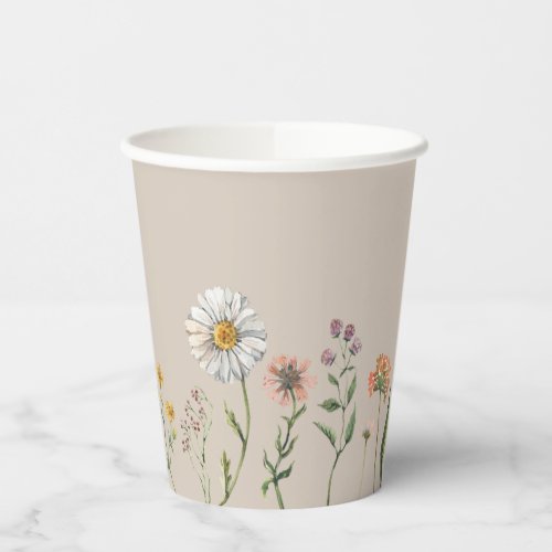 Wildflower Party Paper Cups