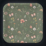Wildflower Party Paper Plates<br><div class="desc">Wildflower Paper Plates.</div>