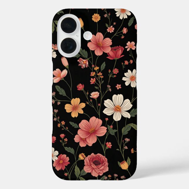 wildflower pattern Case-Mate iPhone case (Back)