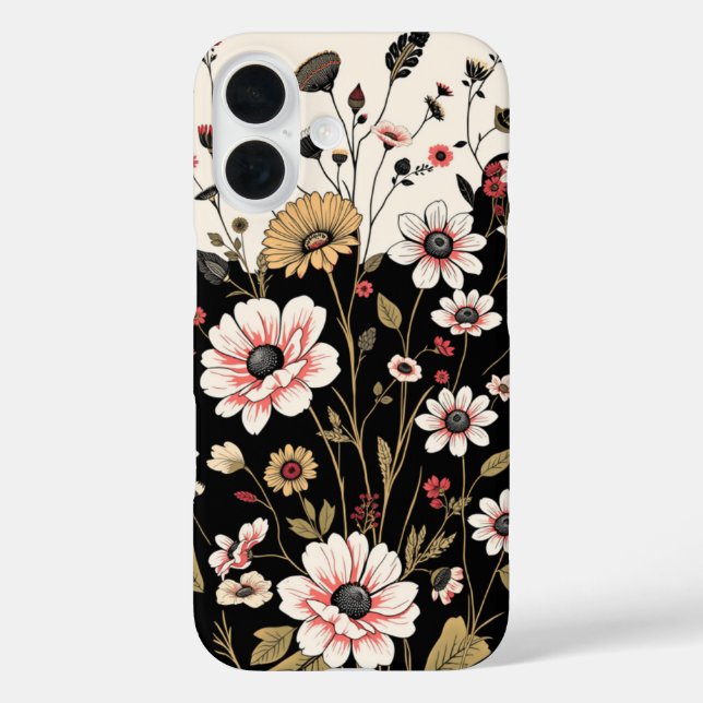 wildflower pattern Case-Mate iPhone case (Back)