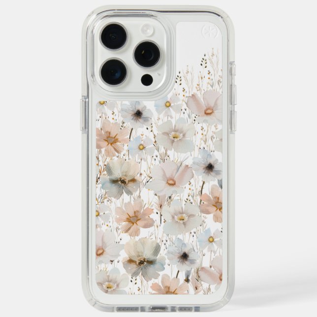Wildflower Pattern Speck iPhone Case (Front (White Titanium))
