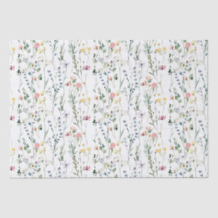 Wildflower Pattern Tissue Paper