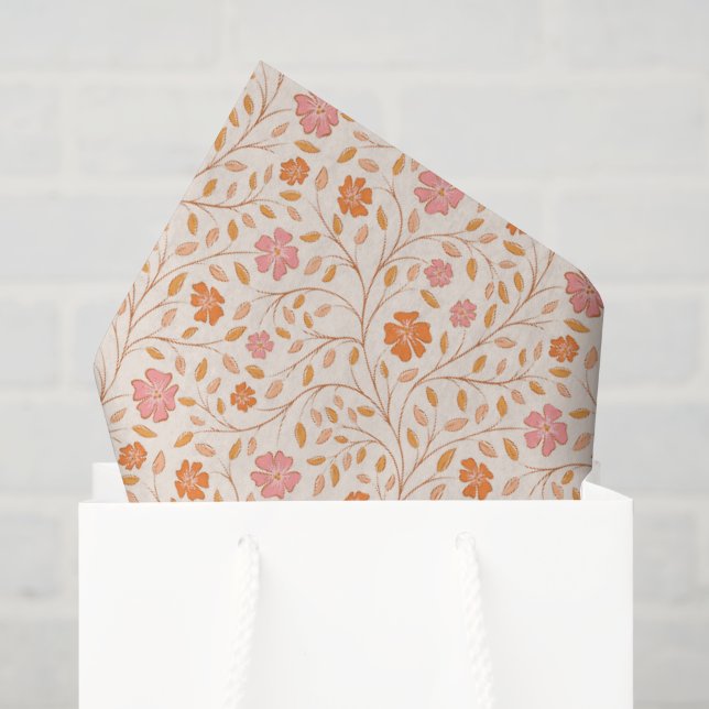 Wildflower Pattern Tissue Paper (Gift Bag)