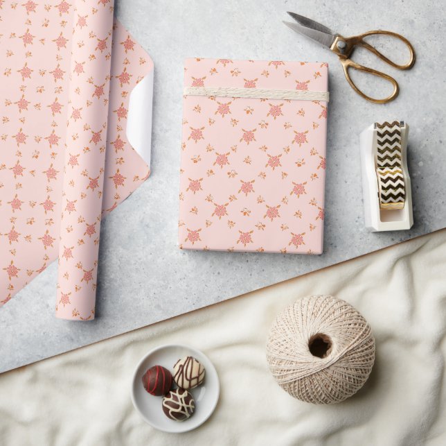 Wildflower Pattern Wrapping Paper (Crafts)