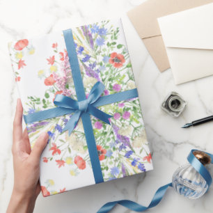 Wildflower Pattern Wrapping Paper