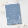 Wildflower Periwinkle Wedding Invitation