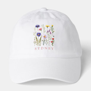  Wildflower Personalized Name Hat